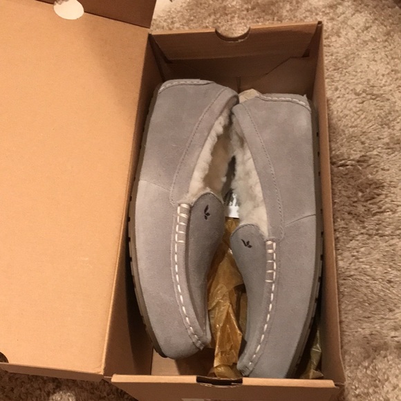 NWT KOOLABURRA BY UGG LEZLY 6 slippers slip ons shoes Grey cozy - Picture 11 of 11